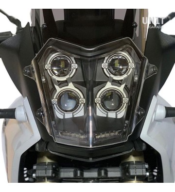 UNIT GARAGE Proteção de Farol Frontal Transparente para YAMAHA Ténéré 700 19-25