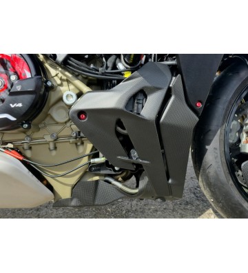 CNC RACING Carbon Bellypans for DUCATI Streetfighter V4/S 25-26