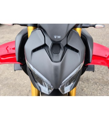 CNC RACING Carbon Headlight Front Cover for DUCATI Streetfighter V2/S / V4/S 25-26