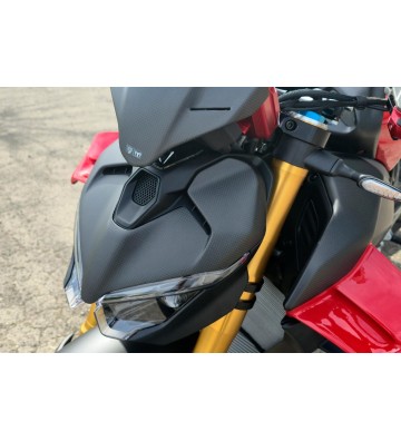 CNC RACING Carbon Headlight Front Cover for DUCATI Streetfighter V2/S / V4/S 25-26