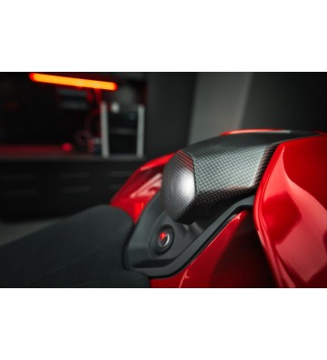 CNC RACING Carbon Rider Backrest / Rear Seat Pad for DUCATI Panigale V4/S 25-26 / Streetfighter V4/S 25-26