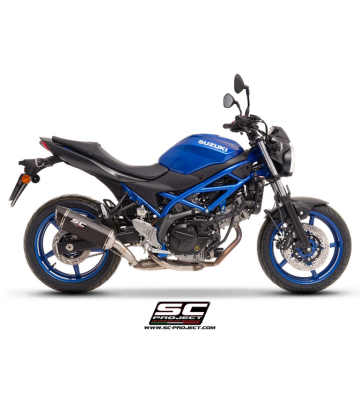 SC PROJECT OVAL Ponteira de Escape para SUZUKI SV650 / SV650 A2 21-25
