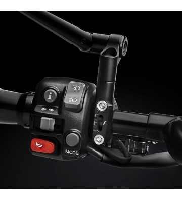 RIZOMA Suporte de Espelho para Guiador de Ø 22mm