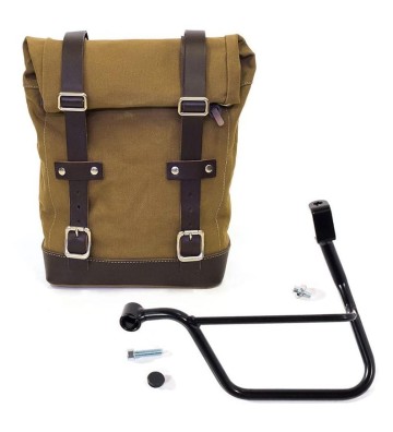 UNIT GARAGE Side Pannier with Left Side Subframe for TRIUMPH Bonneville T100 17-