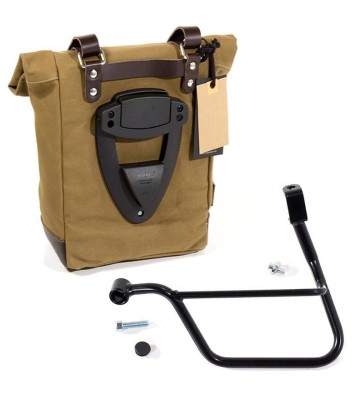 UNIT GARAGE Side Pannier with Left Side Subframe for TRIUMPH Bonneville T100 17-