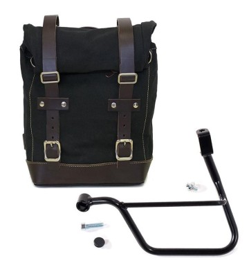 UNIT GARAGE Side Pannier with Left Side Subframe for TRIUMPH Bonneville T100 17-
