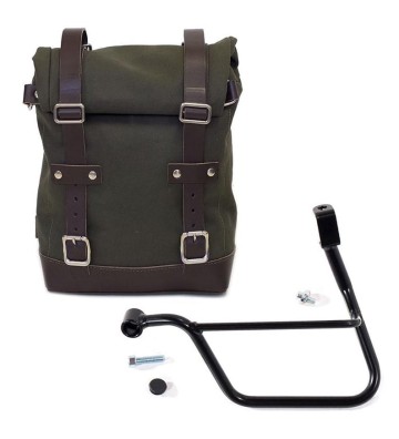 UNIT GARAGE Side Pannier with Left Side Subframe for TRIUMPH Bonneville T100 17-