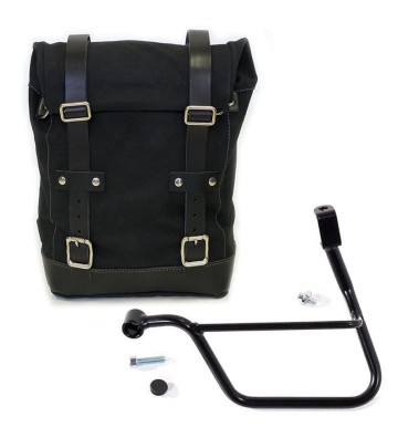 UNIT GARAGE Side Pannier with Left Side Subframe for TRIUMPH Bonneville T100 17-
