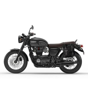 UNIT GARAGE Side Pannier with Left Side Subframe for TRIUMPH Bonneville T100 17-