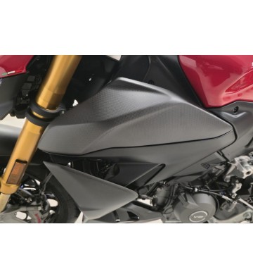 CNC RACING Carbon Fuel Tank Side Panels for DUCATI Streetfighter V2/S 25-26