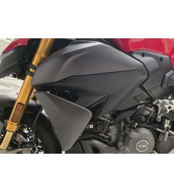 CNC RACING Carbon Fuel Tank Side Panels for DUCATI Streetfighter V2/S 25-26