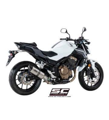 SC PROJECT Ponteira de Escape OVAL para HONDA CB500 X/F 17-18