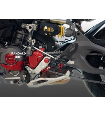 DUCABIKE Adjustable Rearsets for DUCATI Streetfighter V2/S 25-26