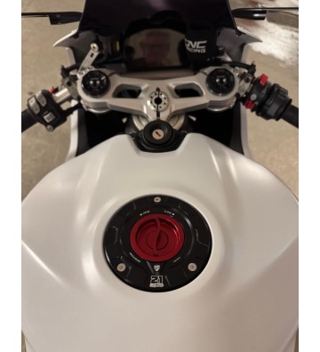 CNC RACING Tampão de Depósito de Combustível Troy Bayliss Limited Edition para DUCATI