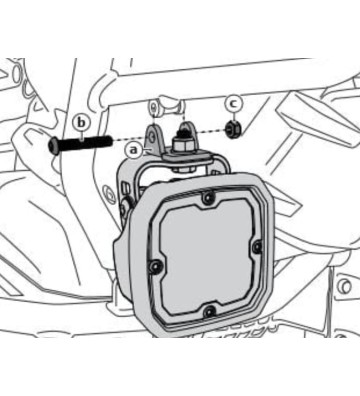 DENALI Auxiliary Light Mount Adapter for BMW
