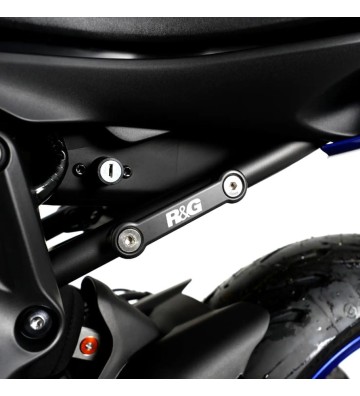 R&G Rear Foot Rest Blanking Plate Kit for YAMAHA MT-07 14-