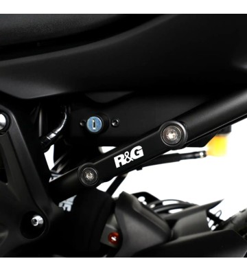 R&G Rear Foot Rest Blanking Plate Kit for YAMAHA MT-07 14-