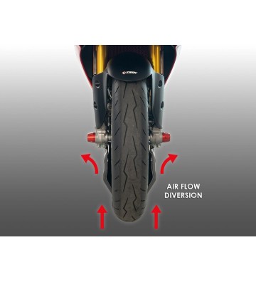 DUCABIKE Kit de Defletores Frontais Aerodinâmicos para Suspensão OHLINS para DUCATI