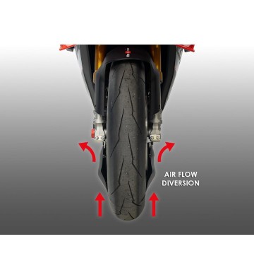 DUCABIKE Kit de Defletores Frontais Aerodinâmicos para Suspensão OHLINS para APRILIA