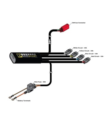 DENALI CANsmart Conector de Luzes Denali 2.0 para DUCATI DesertX / Multistrada V2/V4