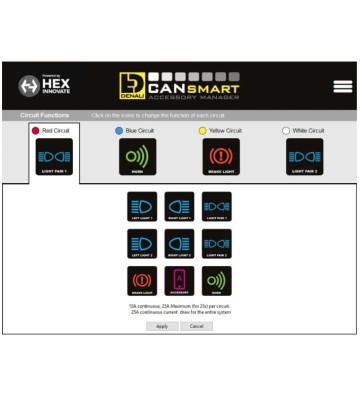DENALI CANsmart Conector de Luzes Denali 2.0 para DUCATI DesertX / Multistrada V2/V4