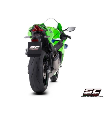 SC PROJECT Ponteira de Escape SC1-R com Supressor de Catalisador 250mm para KAWASAKI ZX-10R/RR 2026