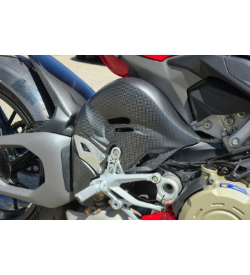 CNC RACING Proteção de Calor para Coletores em Carbono para DUCATI Panigale V4/S 25-26