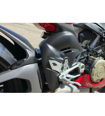 CNC RACING Proteção de Calor para Coletores em Carbono para DUCATI Panigale V4/S 25-26