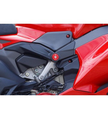 CNC RACING Proteções Laterais de Depósito de Combustível em Carbono para DUCATI Panigale V4/S 25-26 / Streetfighter V4/S 25-26