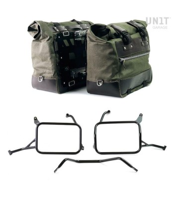 UNIT GARAGE CULT 40L-50L Side Bags in Canvas Kit for YAMAHA Ténéré 700 25-