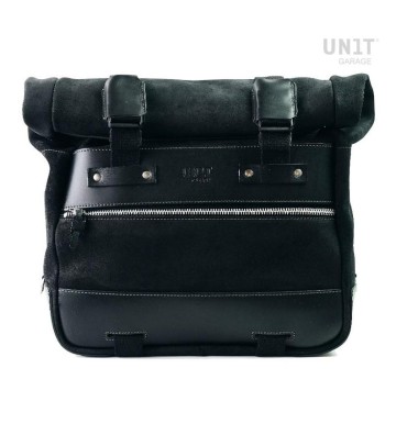 UNIT GARAGE CULT 40L-50L Side Bags in Waxed Suede Kit for YAMAHA Ténéré 700 25-