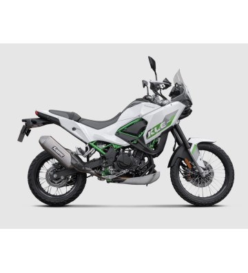 AKRAPOVIC Ponteira de Escape em Titânio para KAWASAKI KLE 500 2026