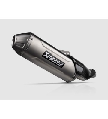 AKRAPOVIC Ponteira de Escape em Titânio para KAWASAKI KLE 500 2026