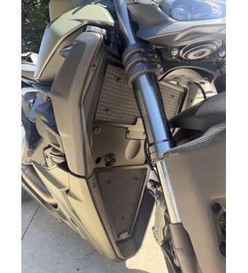 CNC RACING Proteções Laterais de Radiador em Carbono para DUCATI Streetfighter V2 22-24