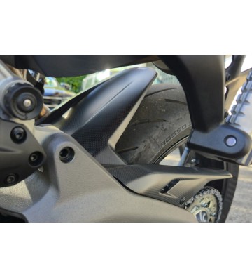 CNC RACING Guarda Lamas Traseiro com Proteção de Corrente Superior em Carbono para DUCATI Streetfighter V2/S 25-26