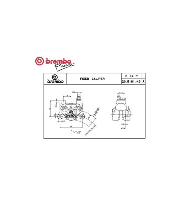 BREMBO Pinça Traseira P32F