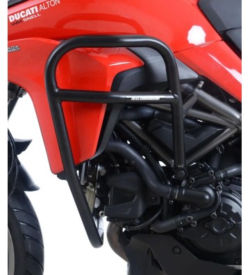 R&G Black Aluminium Adventure Bars for DUCATI Multistrada 950 17- 21/ 950S 19-21 / Multistrada 1200/1200S 15-