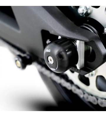 R&G Proteção de Eixo Traseiro para APRILIA Caponord 1200 13- / Kawasaki ZX-10R 26- / ZX-10RR (Lado Esquerdo) 21-