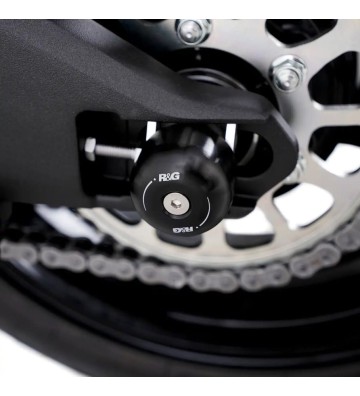 R&G Proteção de Eixo Traseiro para APRILIA Caponord 1200 13- / Kawasaki ZX-10R 26- / ZX-10RR (Lado Esquerdo) 21-