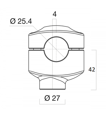 RIZOMA Universal Riser 25,4mm