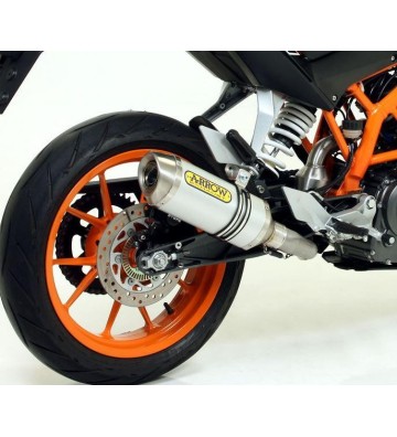 ARROW THUNDER Silencer for DUKE 125/390 17-