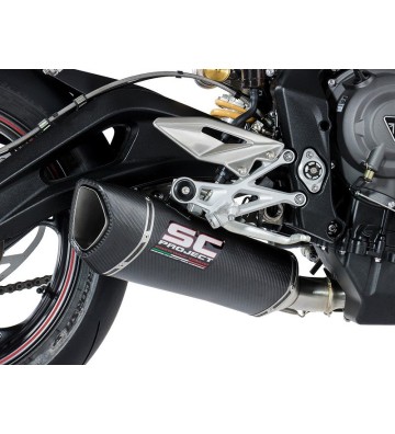 SC PROJECT SC1-R Ponteira de Escape para STREET TRIPLE 17-18