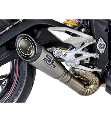 SC PROJECT S1 Ponteira de Escape para STREET TRIPLE 17-18