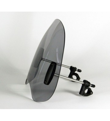 MRA Roadshield Classic "ROC" Windshield with Mounting Set for 22mm/25mm Ø Handlebars