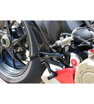 CNC Racing Rear Set Control Kit for PANIGALE V4 18-