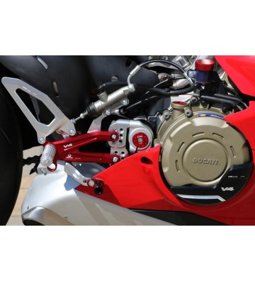 CNC Racing Rear Set Control Kit for PANIGALE V4 18-